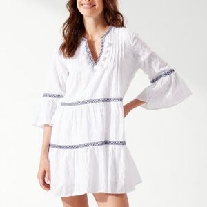Tommy Bahama white dress M